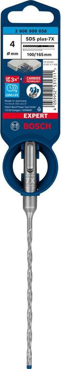 Actual product image Bosch Professional Zubehör Expert SDS plus-7X hammer drill, 4 x 100 x 165 mm (4 millimetres)