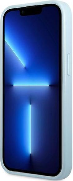Immagine prodotto Guess GUHCP13MPS4MB Custodia rigida iPhone 13 6.1" niebieski/blu Saffiano 4G Small Metal Logo (Apple iPhone 13)