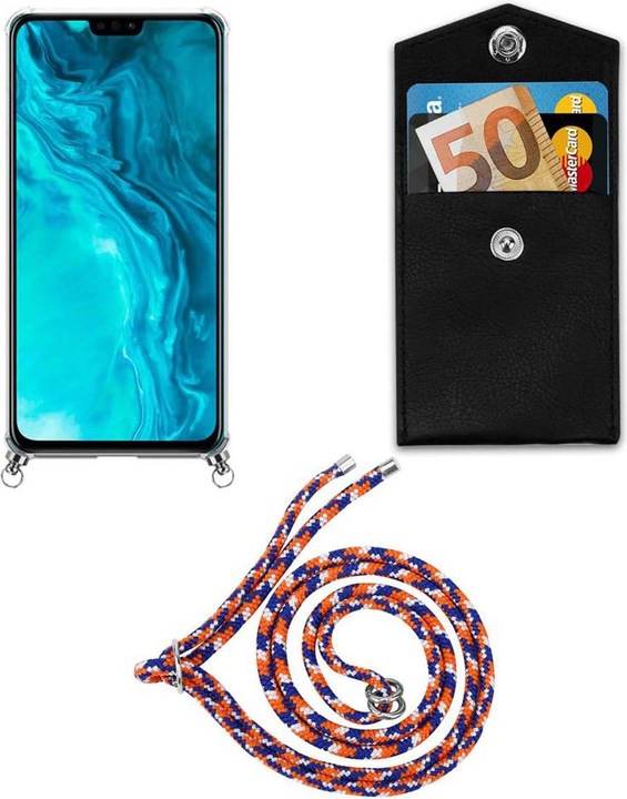 Produktbild Cadorabo TPU Handy Kette SILBER Cover