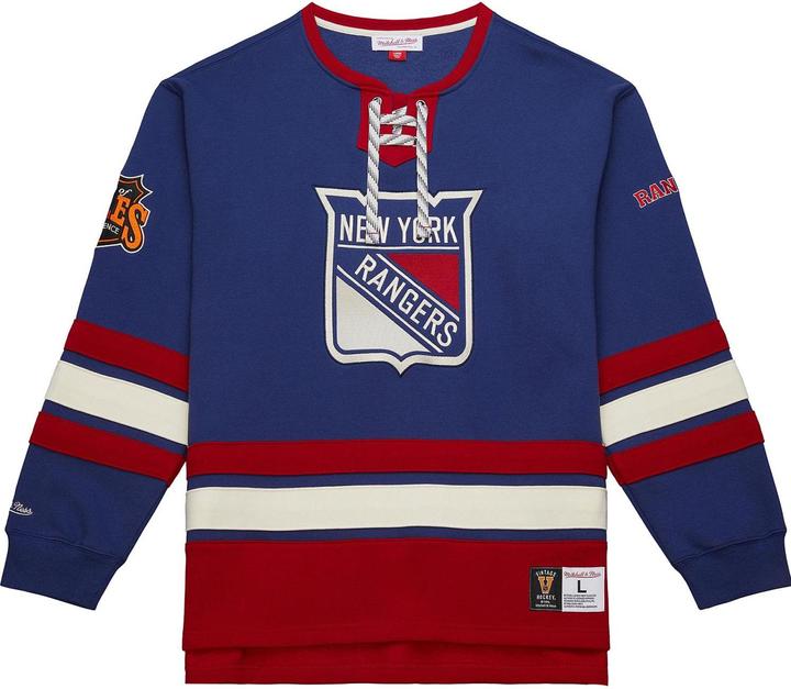 Immagine prodotto Mitchell & Ness M&N New York Rangers NHL Lace-Up Heritage Hoody - XXL (XXL)