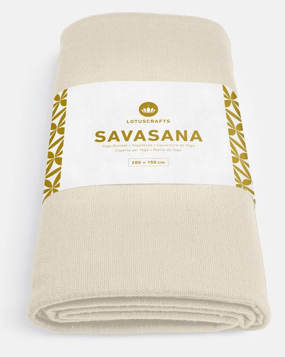 Produktbild Lotuscrafts Yogadecke Savasana 100% Baumwolle Natur