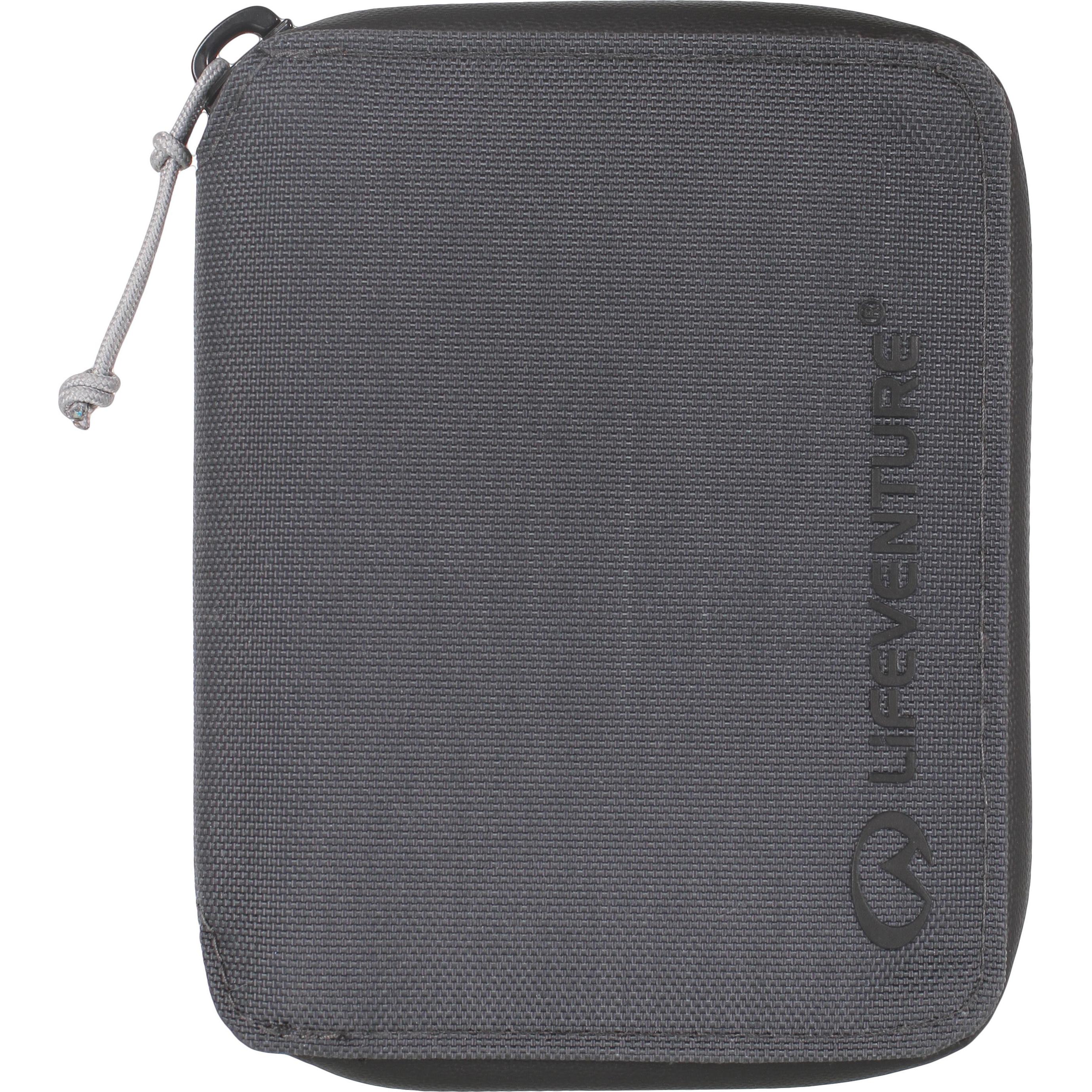 Lifeventure, Portemonnaie, RFID Bi-Fold Wallet, Recycled, Grey, Grau