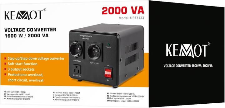 Actual product image Kemo KEMOT Spannungswandler 1600 W / 2000 VA