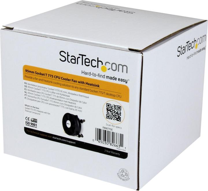 Produktbild StarTech 95mm Cpu Cooler Fan Heatsink (67.70 mm)