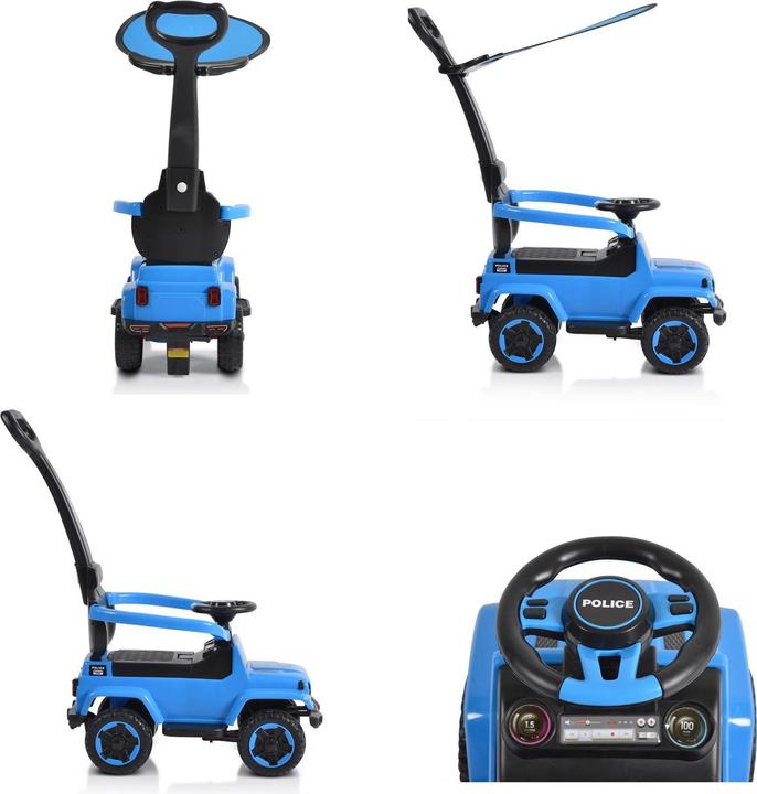 Produktbild Moni Kinder Rutschauto Police