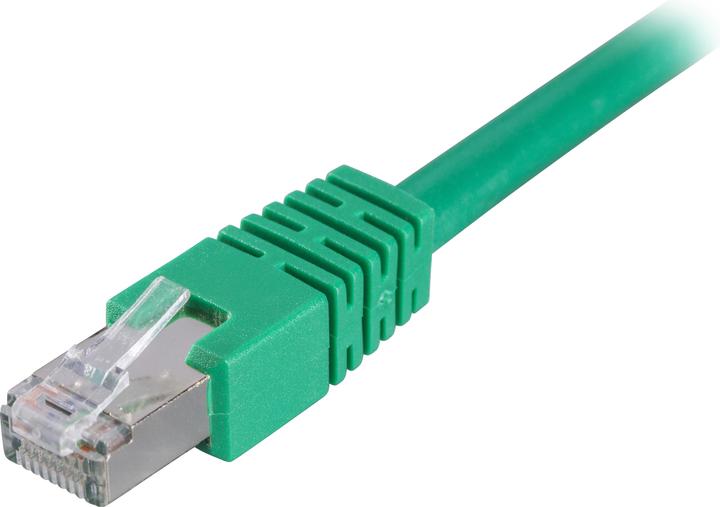 Image du produit Deltaco FTP Cat6 - 1m - 1 m - Cat6 - RJ-45 - RJ-45 - Vert (F/UTP, CAT6, 1 m)