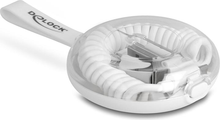 Immagine prodotto Delock 5 in 1 Cavo USB per dati e ricarica e adattatore PD 3.0 60 W bianco (0.10 m, USB 2.0, 60 W)