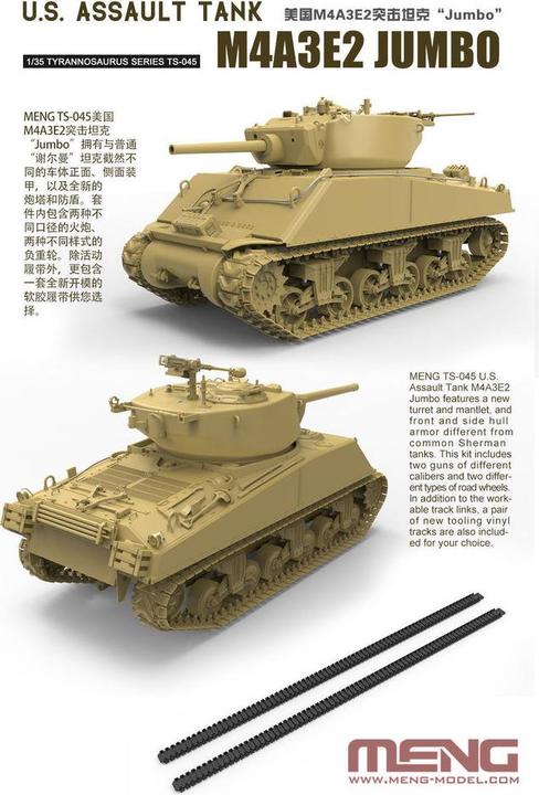 Produktbild Meng-Model U.S. Assault Tank M4A3E2 Jumbo