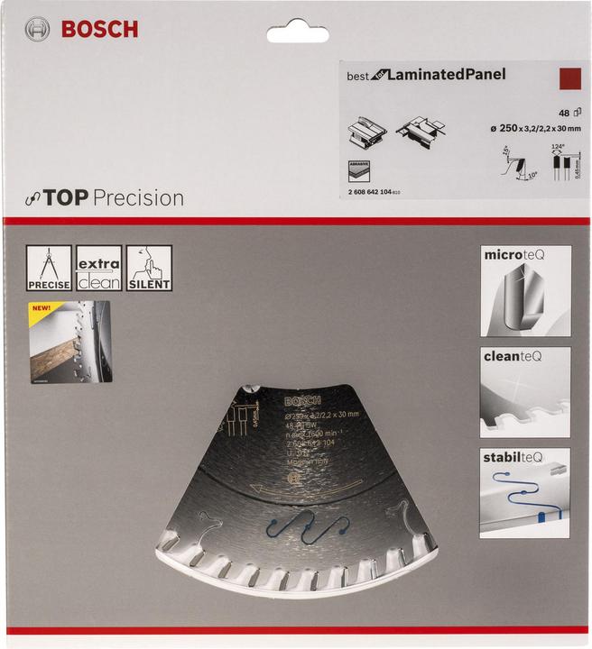 Immagine prodotto Bosch Professional Zubehör Lama per sega circolare Top Precision B
