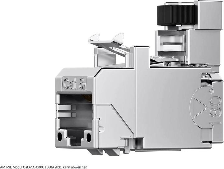 Produktbild Telegärtner AMJ-SL Modul Cat.6A 4x90, T568A
