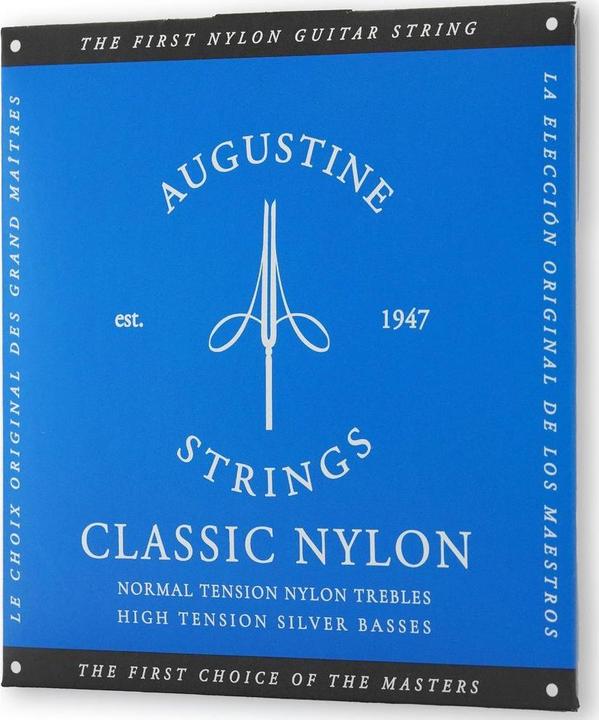 Actual product image Augustine Classic Blue Hard (6 x, Guitar, 0.03")