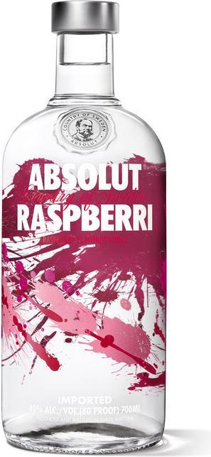 Actual product image Absolut Vodka Raspberri (1 x 70 cl)