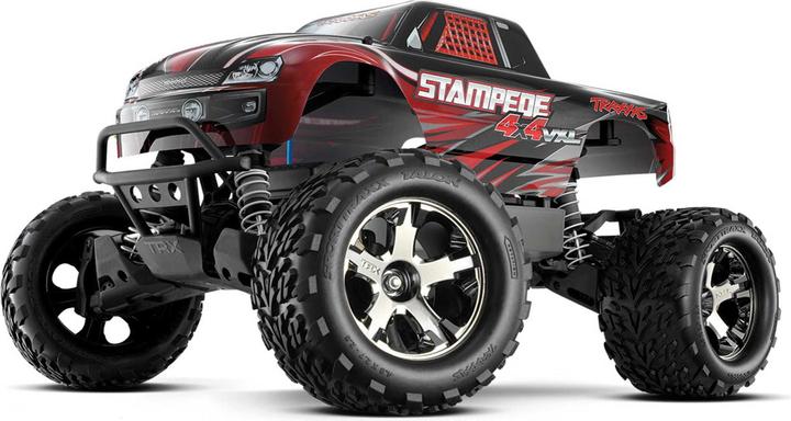 Traxxas stampede 4x4 vxl rot rtr ohne akku/lad er 1/10 4wd monster truck brushless (RTR Ready-to-Run)