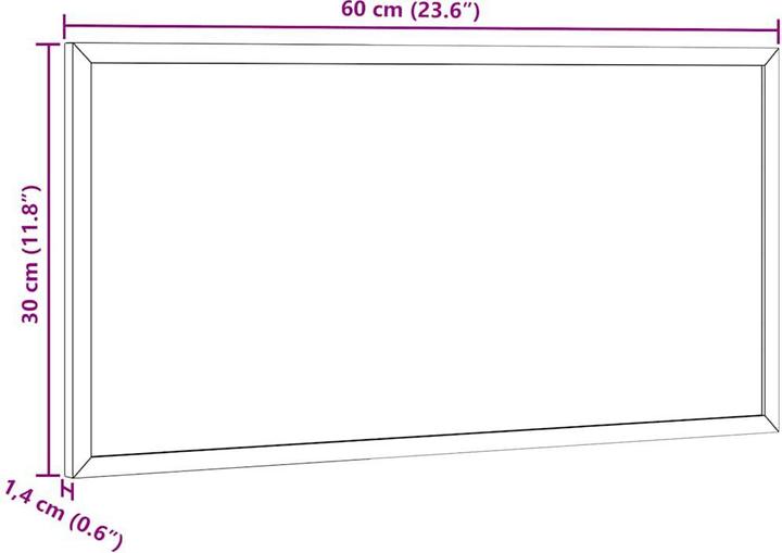 Produktbild vidaXL Marlie (60 x 30 cm)