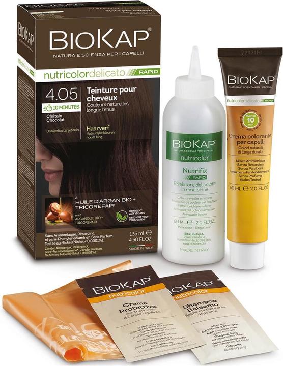 Image du produit Bio Partner Nutricolor Delicato Rapid châtain chocolat (4.05 Chocolat Marron)