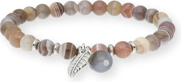 Carat Genuine Stone (0.65 cm, Edelstahl)