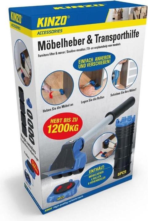 Actual product image Kinzo Furniture lifter & mover 13pc