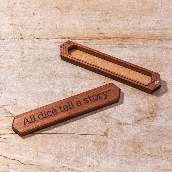 Actual product image Q Workshop Sapelli All Dice Box