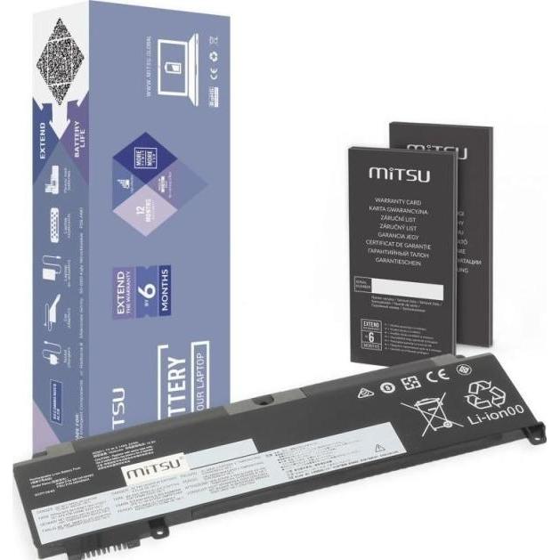 Mitsu BC/LE-T460S-2 (3 Zellen, 2140 mAh), Notebook Akku