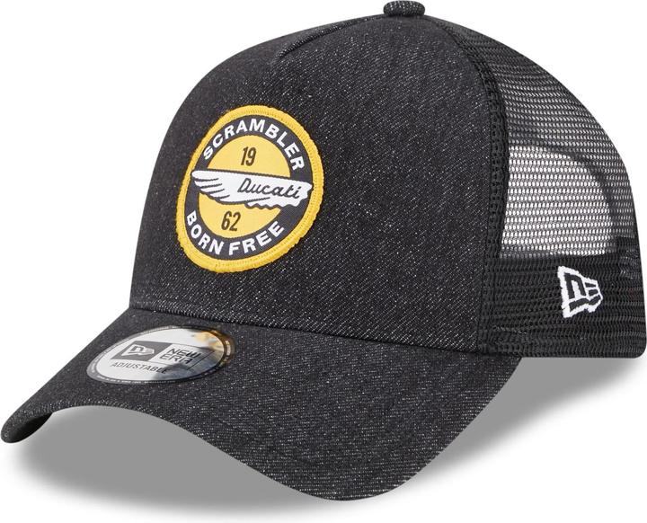 Actual product image New Era Aframe Trucker Denim Ducati Motors (One size)
