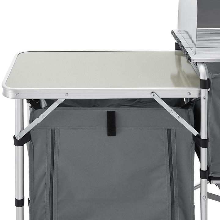 Actual product image Juskys Camping kitchen Folding kitchen box Garda