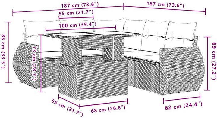 Produktbild vidaXL Celine