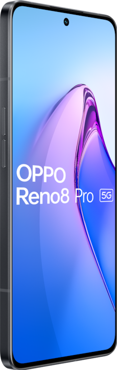 Image du produit OPPO Reno 8 Pro (256 Go, Noir glacé, 6.70", Double SIM, 50 Mpx, 5G)