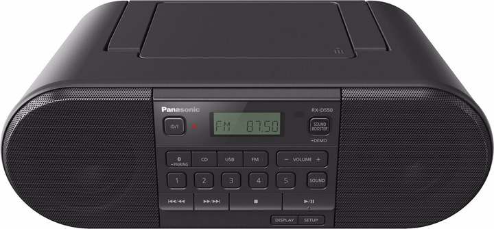 Actual product image Panasonic RX-D550E-K (FM, VHF, Bluetooth)