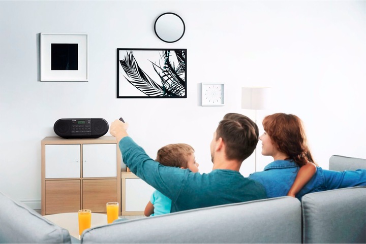 Actual product image Panasonic RX-D550E-K (FM, VHF, Bluetooth)