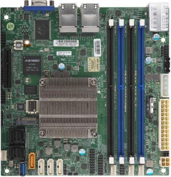 Produktbild Supermicro A2SDi-8C-HLN4F - Motherboard - Mini-ITX (Onboard, Mini-ITX)