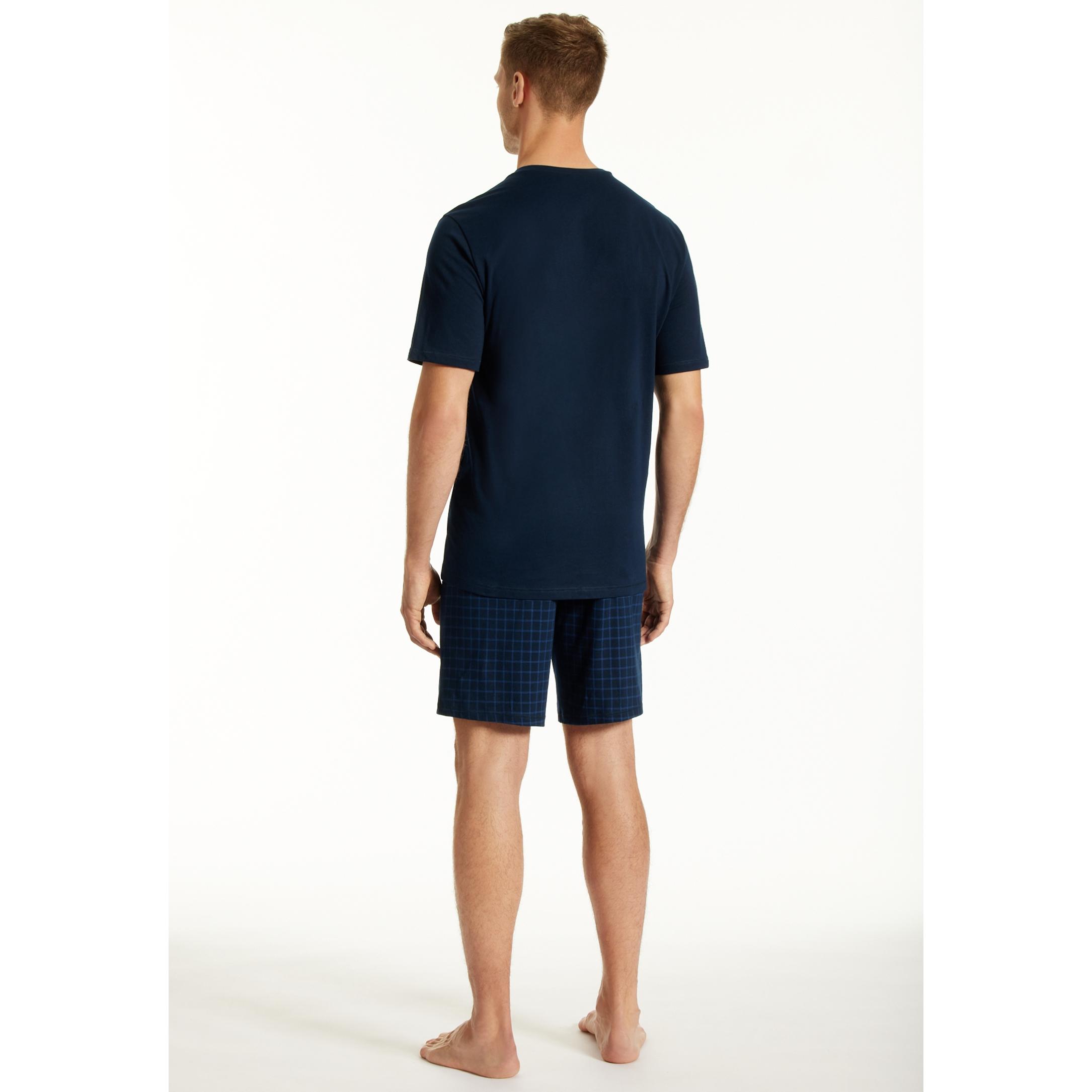 Thumbnail - Uncover by Schiesser, Herren, Pyjama, Pyjama Homewear Bequem sitzend, Blau, (XL)