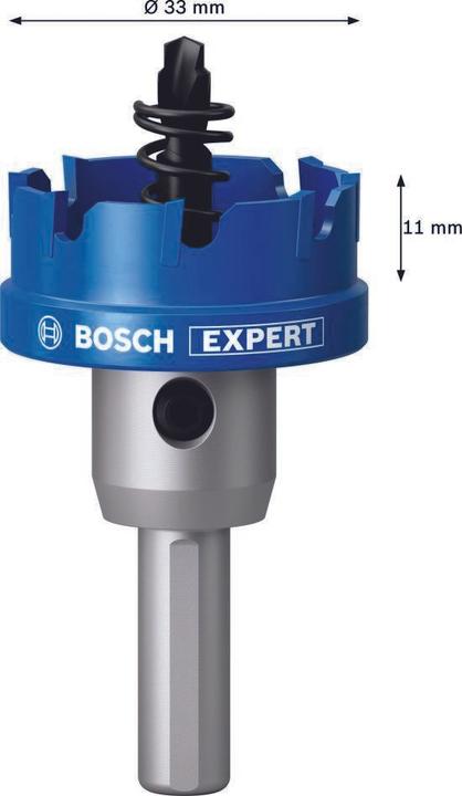 Productafbeelding Bosch Professional Zubehör Blau Zubehör 2608901416 Präzision für Bleche Hartmetall 33 mm (33 mm)