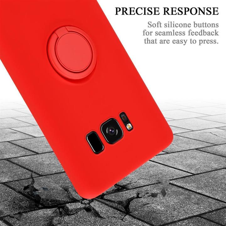 Actual product image Cadorabo TPU Liquid Ring Silicone Case Cover (Samsung Galaxy S8+)