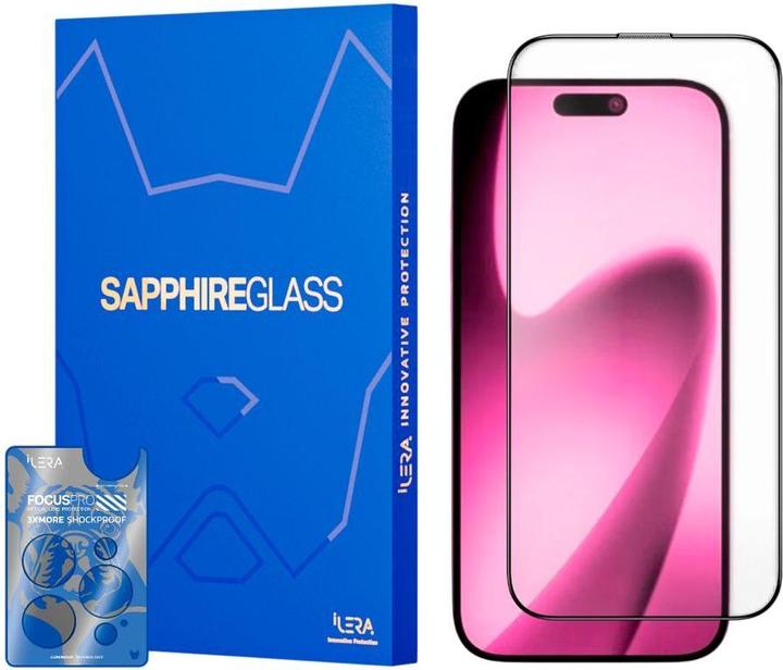 Actual product image iLera Protective glass Sapphire Ultra Glass 2.0 for iPhone 17 Air (1 pcs., Apple iPhone Air)