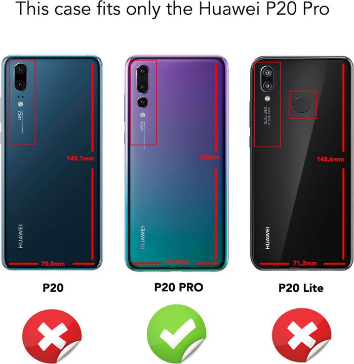 Produktbild Nalia Rundum Handyhülle (Huawei P20 Pro)