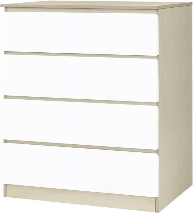 Image du produit Möbilia Commode haute brillancex94 blanc (80 x 39.50 x 93.50 cm)