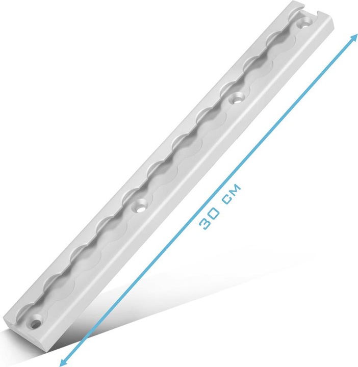 Produktbild Stahlwerk Zurrschienen 2er Set mit Zurrösen 30 cm Aluminium Airlineschiene