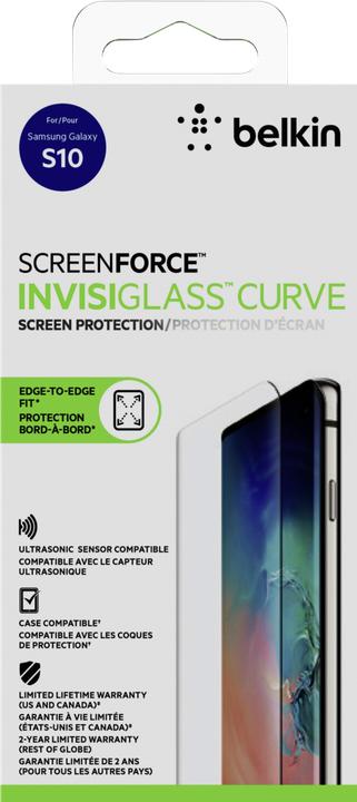 Immagine prodotto Belkin Screen Force Displaysch. Samsung Galaxy S10 (1 pz., Samsung Galaxy S10)