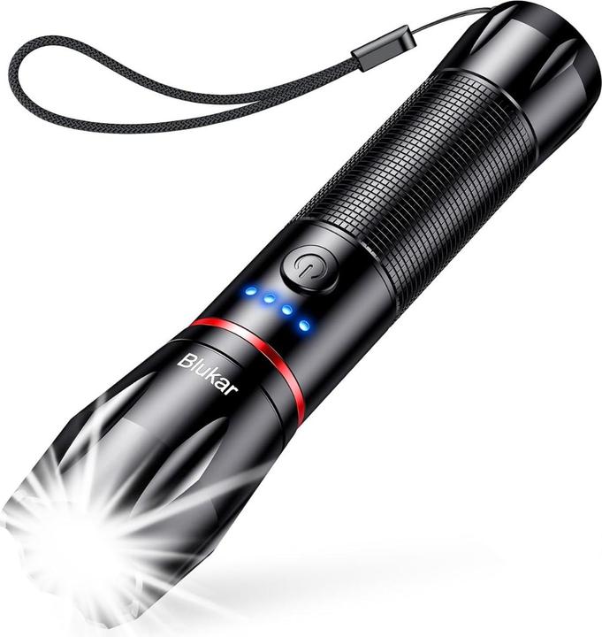 LS LED Taschenlampe Akku K9 (14.90 cm, 2000 lm)