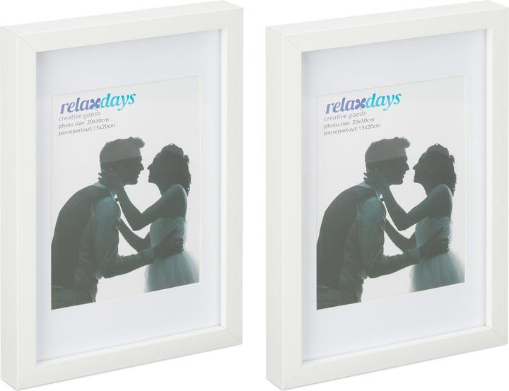 Immagine prodotto Relaxdays 2x cornice per foto (20 x 30 cm)