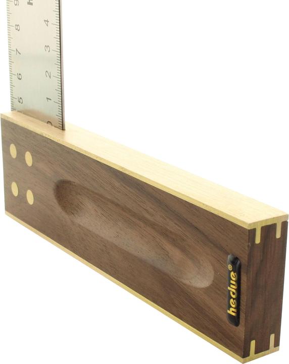 Actual product image Hedue Joiner's Square Walnut 250 mm Stainless steel leaf 45 mm
