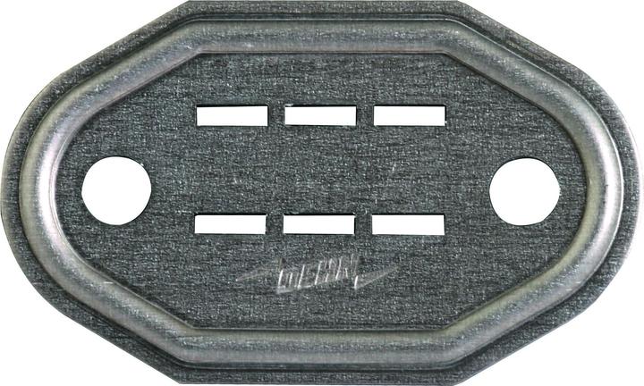 Dehn Nummernschild mit Schlitz 490100