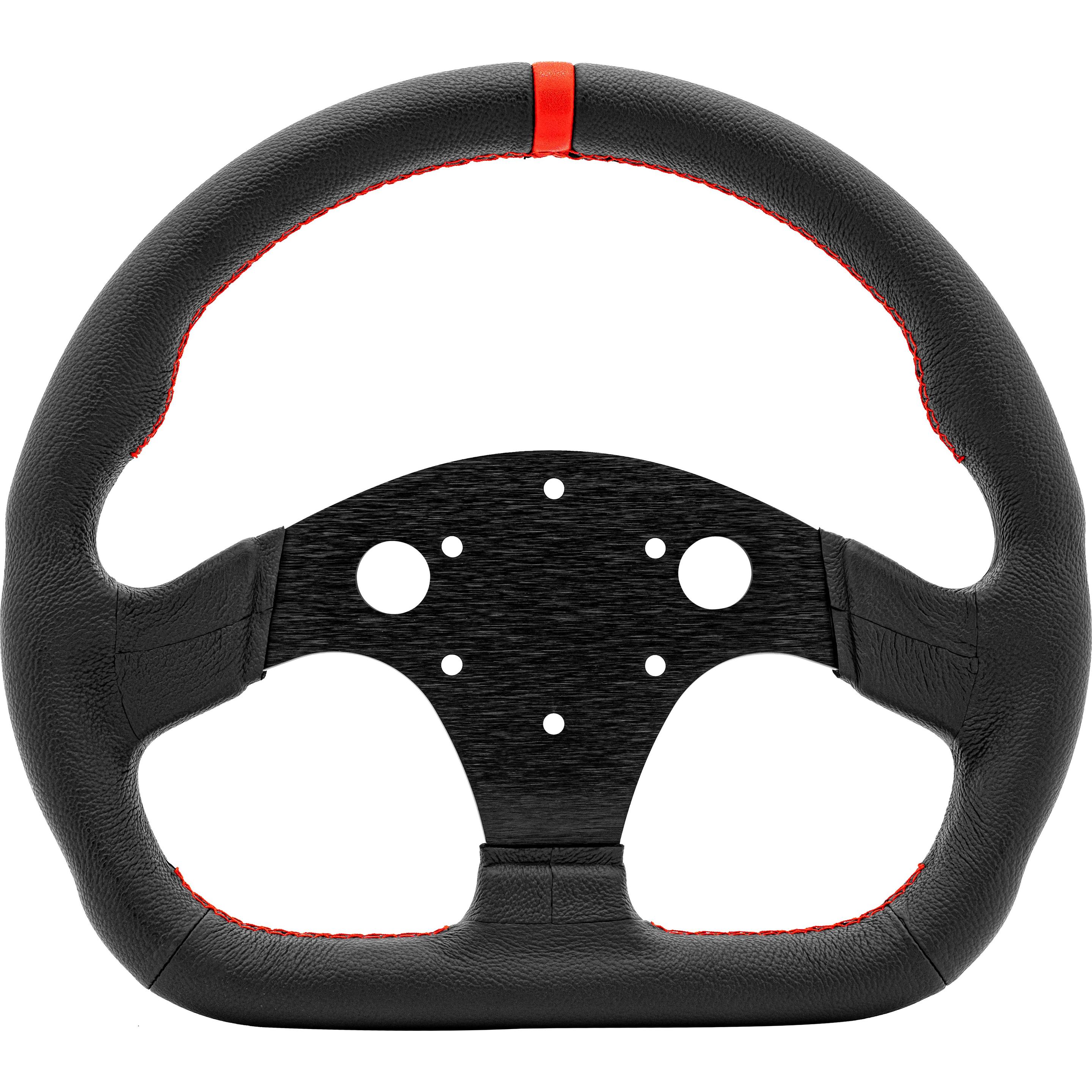 Simagic P-325D Volante senza mozzo (K), 325 mm - Pelle, Controller gaming, Nero