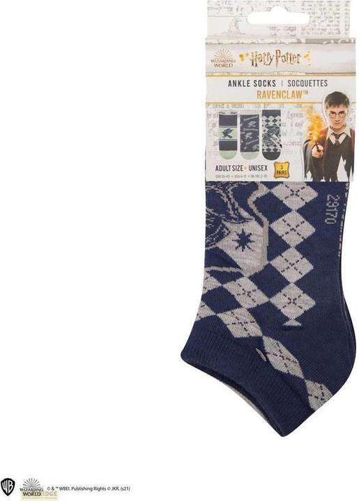 Actual product image Cinereplicas Harry Potter: Ravenclaw (3 pairs) (pack of 3, 40)