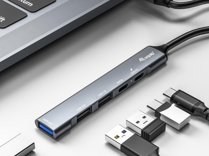 Actual product image equip 5-Port USB Hub (USB-C, 5 Ports)