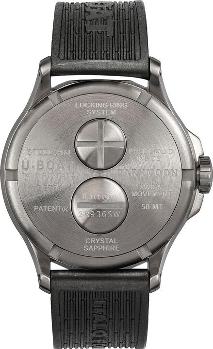 Produktbild U-Boat 8701/B Darkmoon Red SS Soleil 44mm 5ATM (Swiss Made, 44 mm)