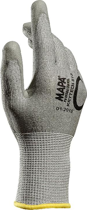 Produktbild Mapa Krytech Arbeitshandschuhe, Polyurethan Grau, Grösse 10, L (10, L)