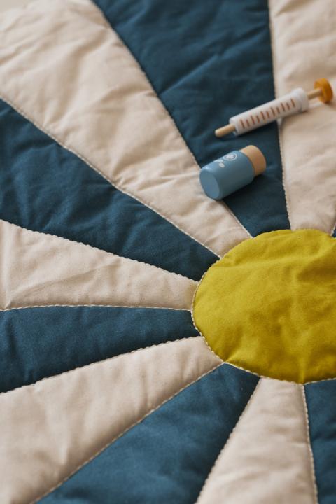 Actual product image Kids Concept - Play Mat Circus - Teal - 112x112x2 cm