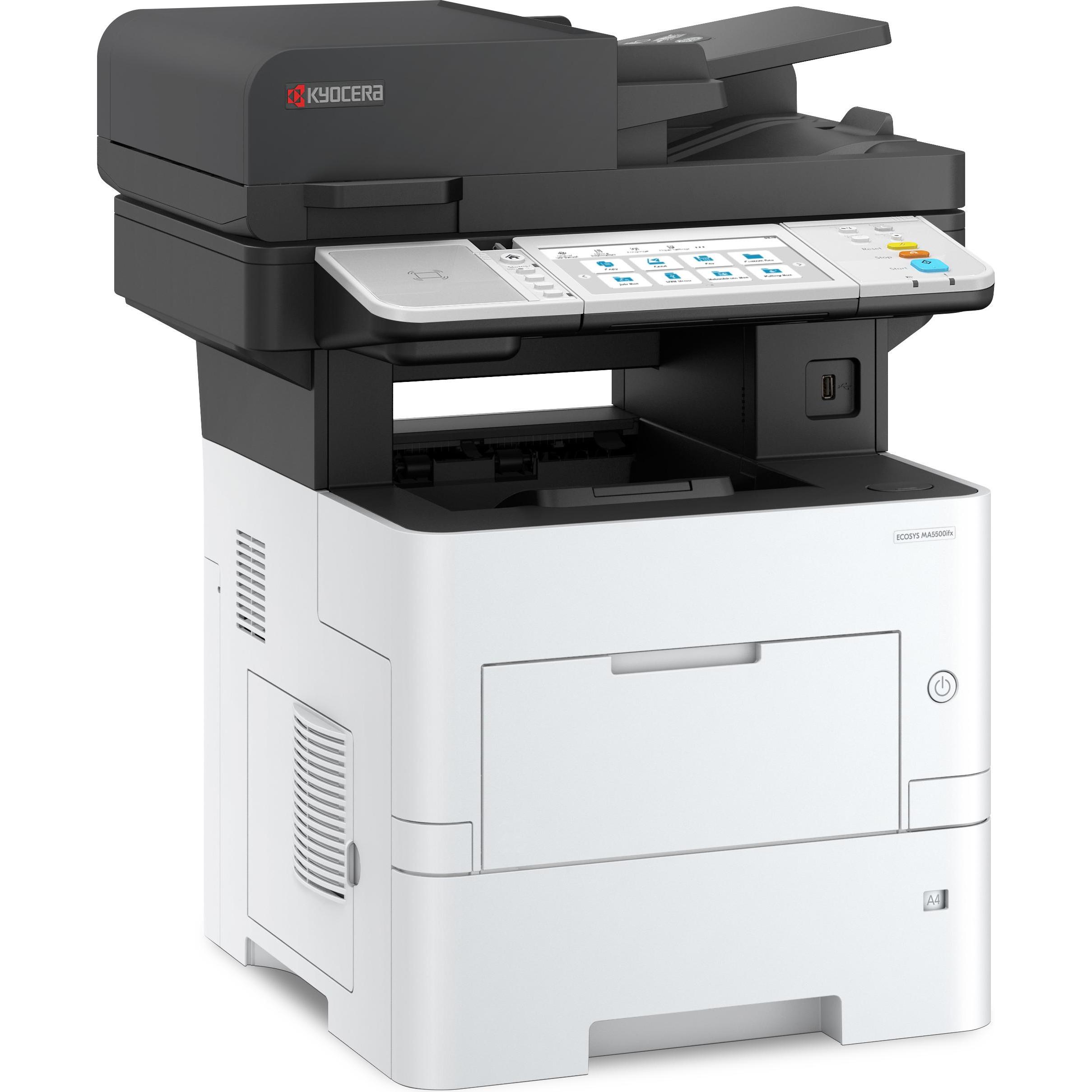Kyocera ECOSYS MA5500IFX (Laser, Schwarz-Weiss), Drucker, Schwarz, Weiss