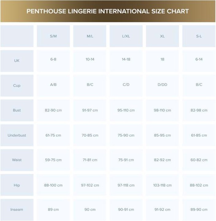 Produktbild Penthouse Lingerie Lingerie Search NetzCatsuit Rot (M/L)